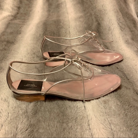 NWOB Marc Jacobs Runway Transparent Oxfords sz 7.5 - Picture 6 of 8